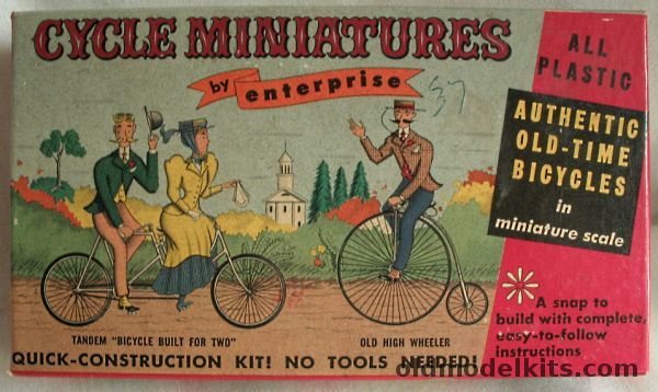 Enterprise 1/15 Cycle Miniatures Tandem Bicycle, B2 plastic model kit